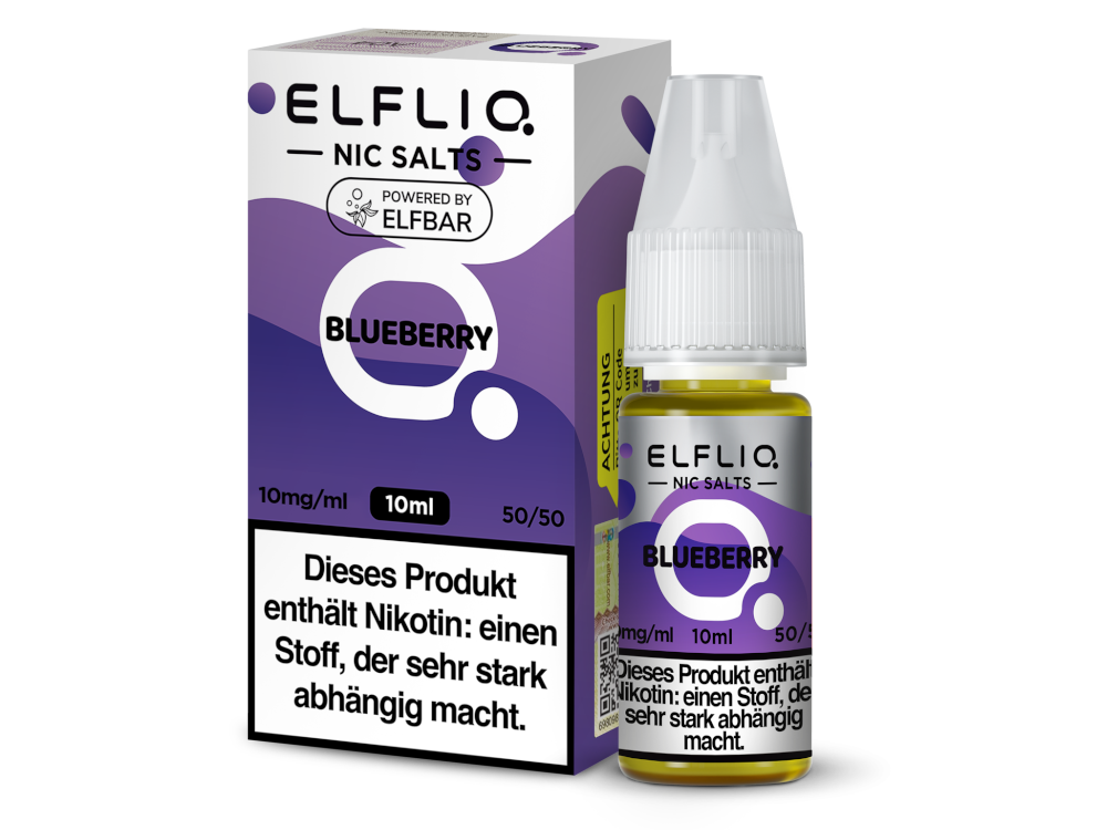 ELFLIQ - Blueberry - Nikotinsalz Liquid 10 mg/ml 200er Packung