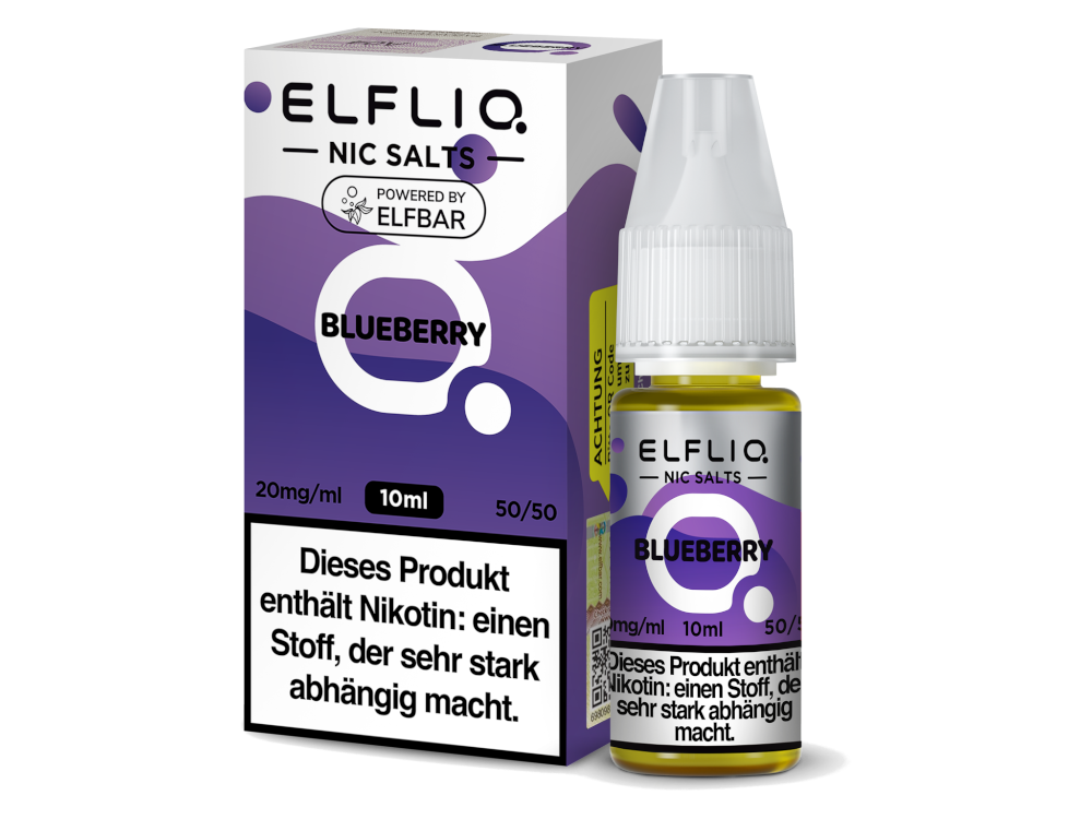 ELFLIQ - Blueberry - Nikotinsalz Liquid 20 mg/ml 10er Packung
