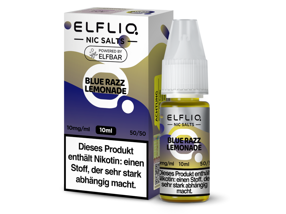 ELFLIQ - Blue Razz Lemonade - Nikotinsalz Liquid 10 mg/ml 10er Packung