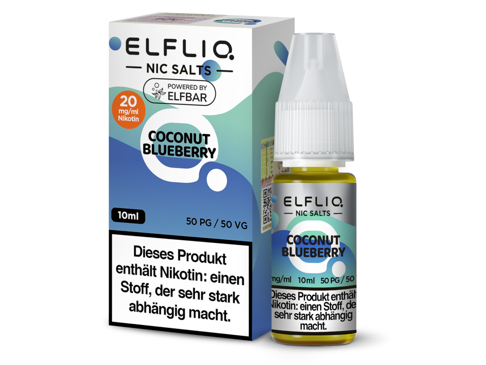 ELFLIQ - Coconut Blueberry - Nikotinsalz Liquid 20 mg/ml 200er Packung
