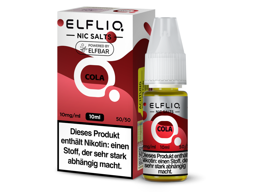 ELFLIQ - Cola - Nikotinsalz Liquid 10 mg/ml 10er Packung