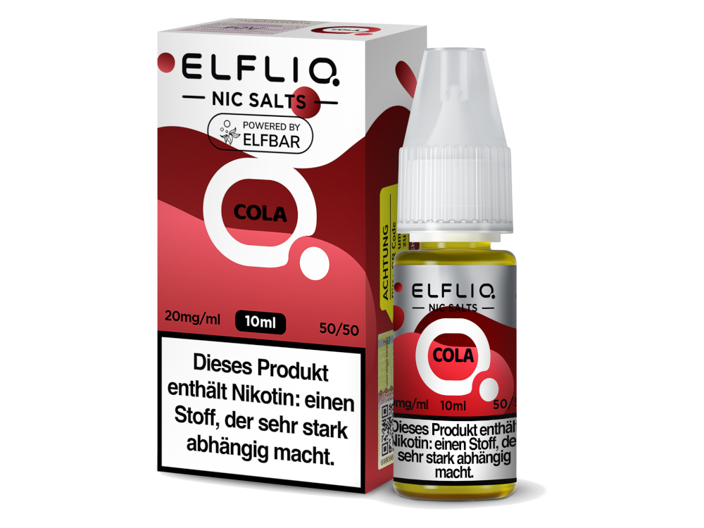 ELFLIQ - Cola - Nikotinsalz Liquid 20 mg/ml 10er Packung