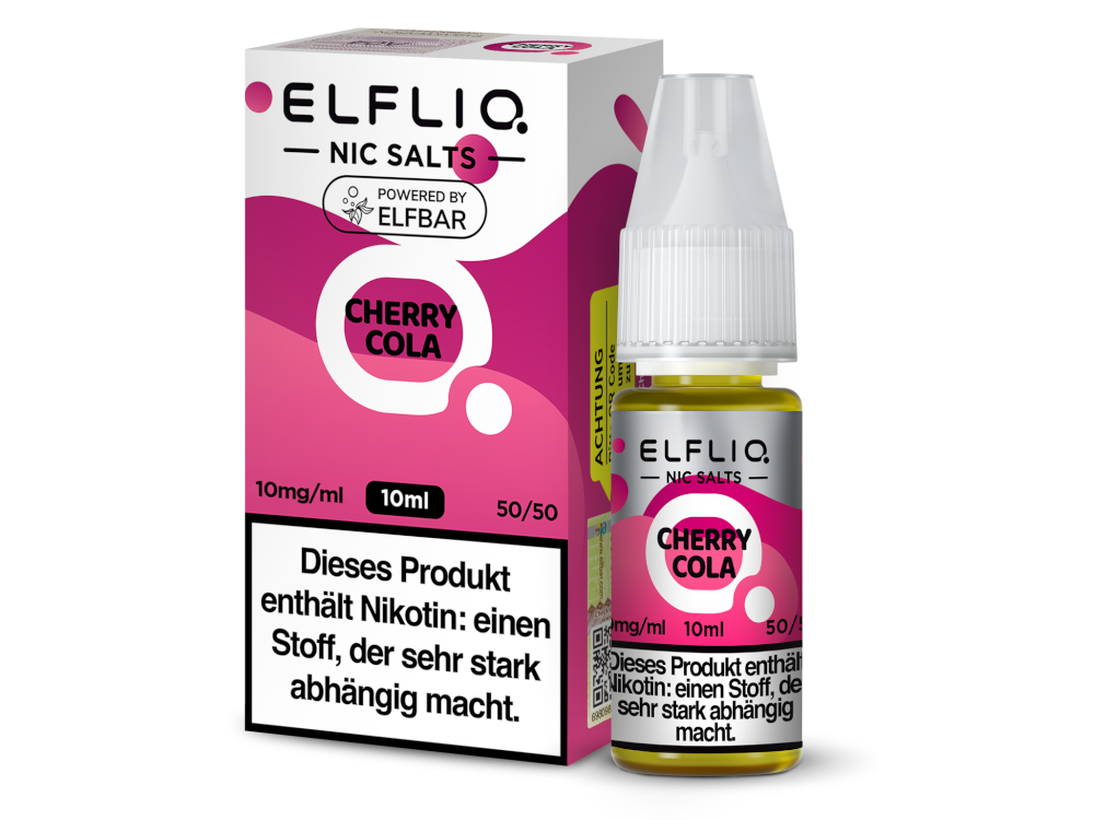 ELFLIQ - Cherry Cola - Nikotinsalz Liquid 10 mg/ml 200er Packung