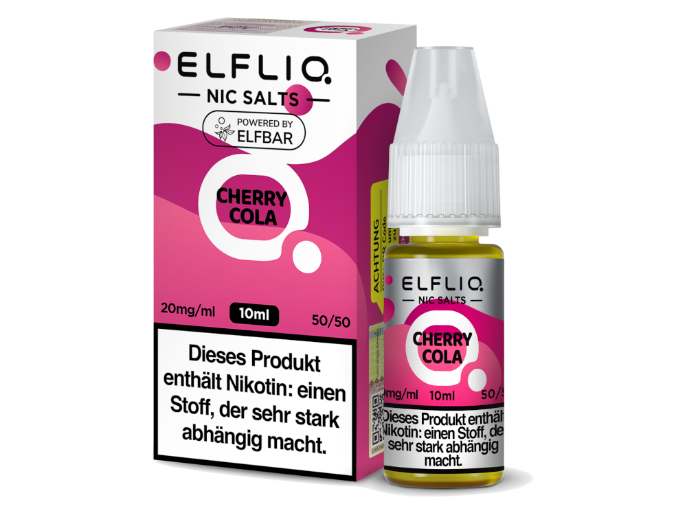 ELFLIQ - Cherry Cola - Nikotinsalz Liquid 20 mg/ml 10er Packung