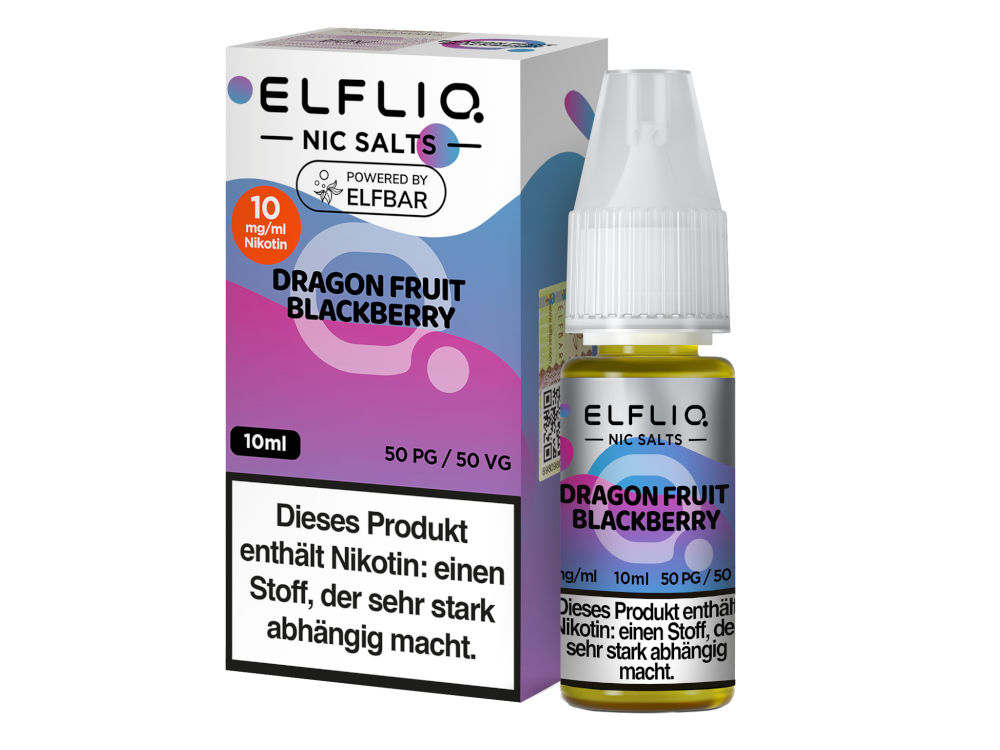 ELFLIQ - Dragon Fruit Blackberry - Nikotinsalz Liquid 10 mg/ml 200er Packung