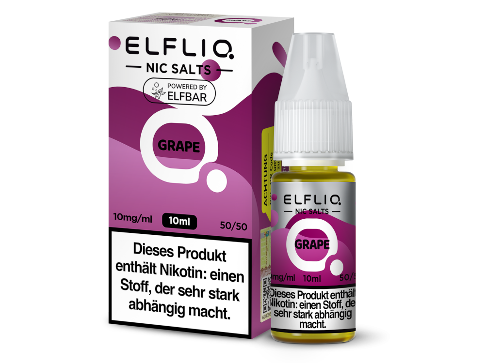 ELFLIQ - Grape - Nikotinsalz Liquid 10 mg/ml 10er Packung