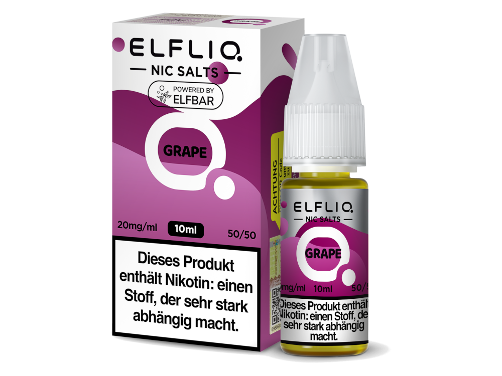 ELFLIQ - Grape - Nikotinsalz Liquid 20 mg/ml 200er Packung