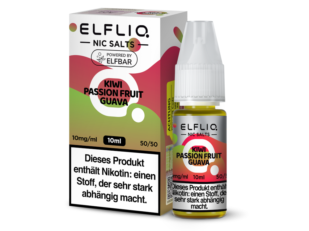 ELFLIQ - Kiwi Passion Fruit Guava - Nikotinsalz Liquid 10 mg/ml 200er Packung