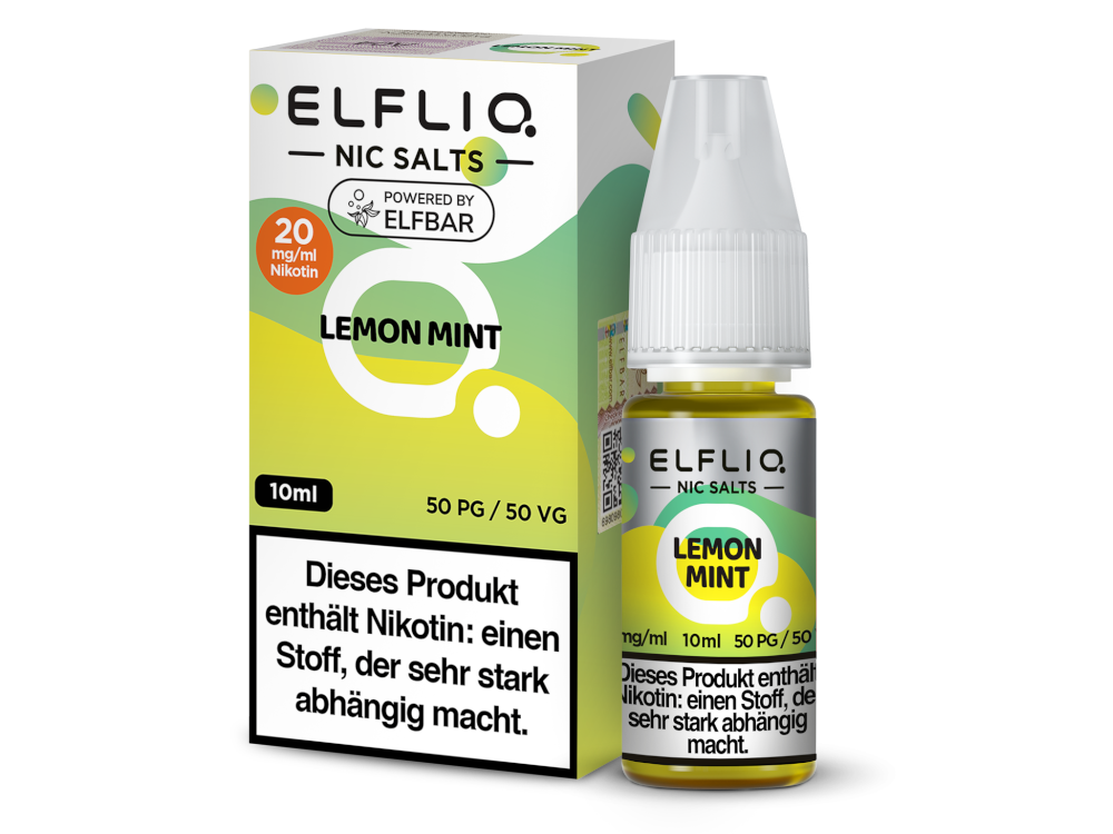 ELFLIQ - Lemon Mint - Nikotinsalz Liquid 20 mg/ml 200er Packung