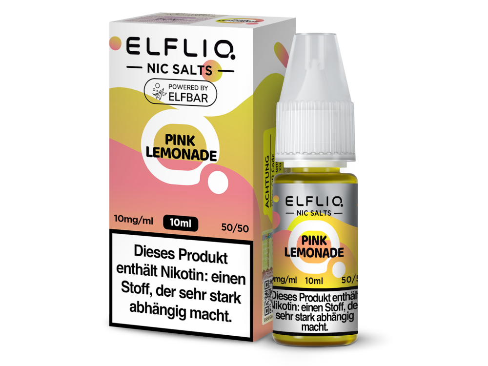 ELFLIQ - Pink Lemonade - Nikotinsalz Liquid 10 mg/ml 200er Packung