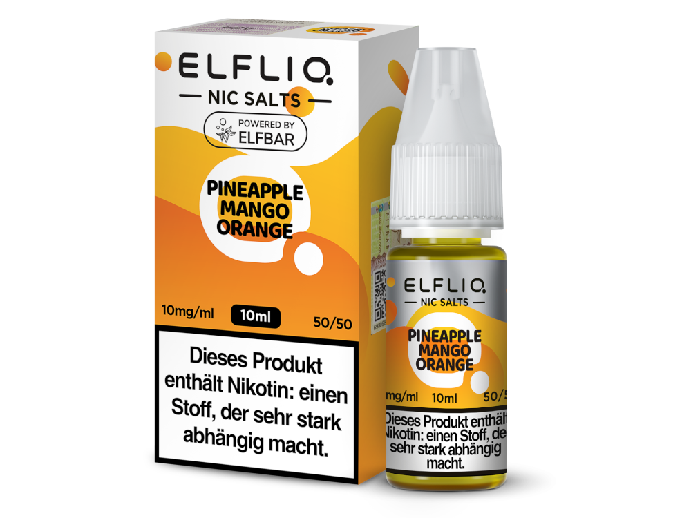 ELFLIQ - Pineapple Mango Orange - Nikotinsalz Liquid 10 mg/ml 10er Packung