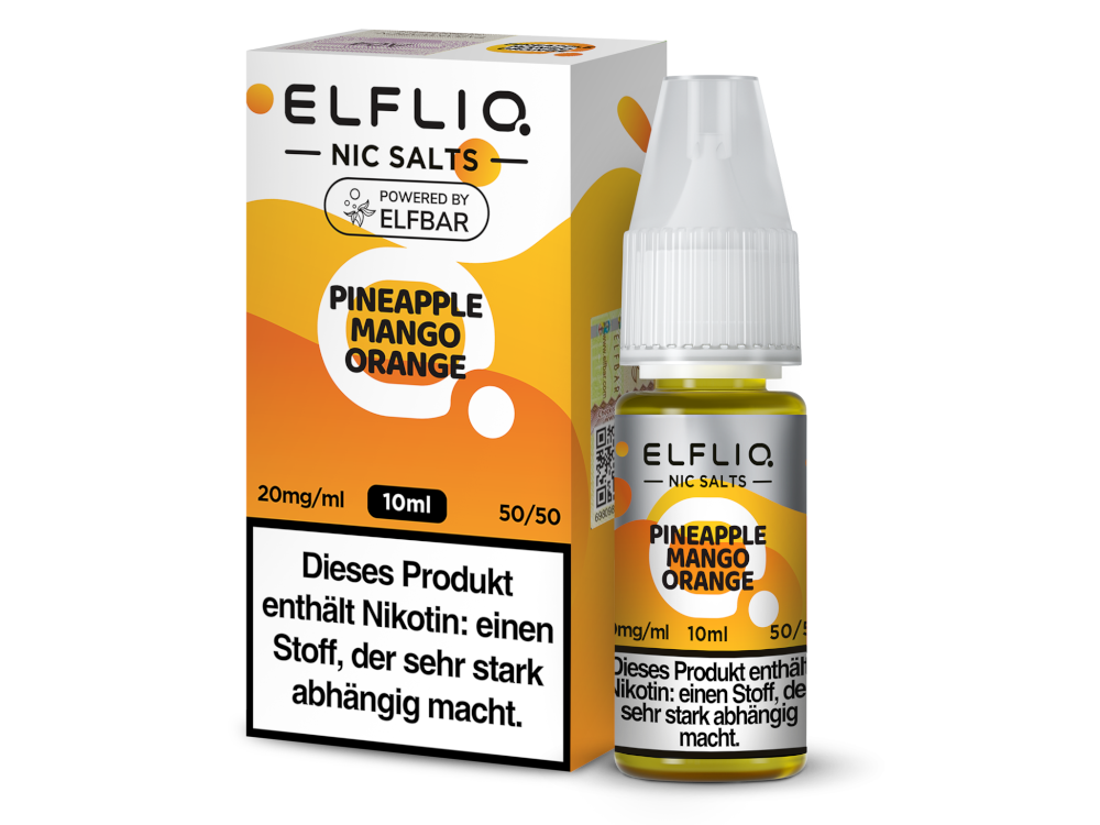 ELFLIQ - Pineapple Mango Orange - Nikotinsalz Liquid 20 mg/ml 10er Packung