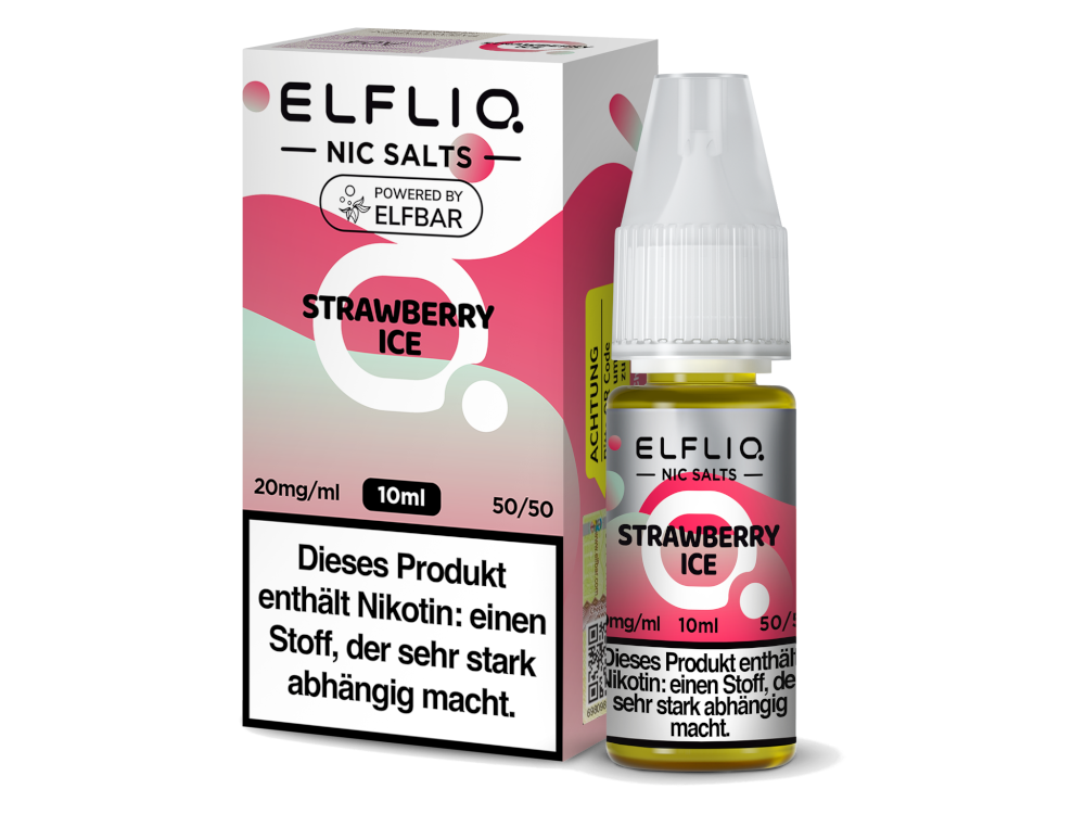ELFLIQ - Strawberry Ice - Nikotinsalz Liquid 20 mg/ml 10er Packung