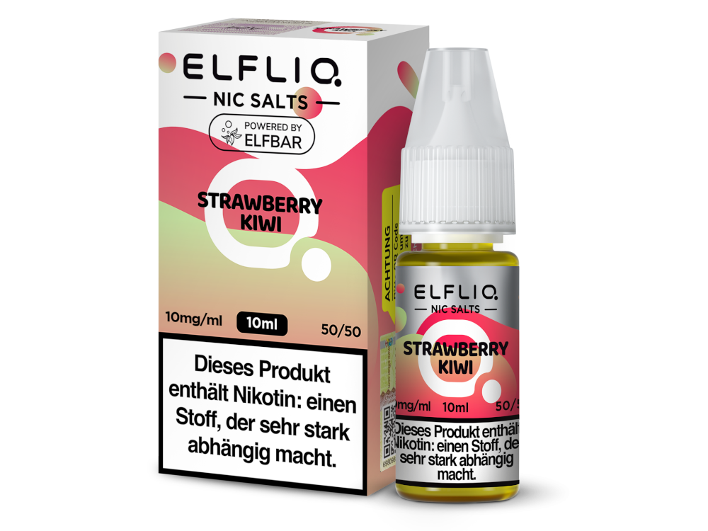 ELFLIQ - Strawberry Kiwi - Nikotinsalz Liquid 10 mg/ml 10er Packung