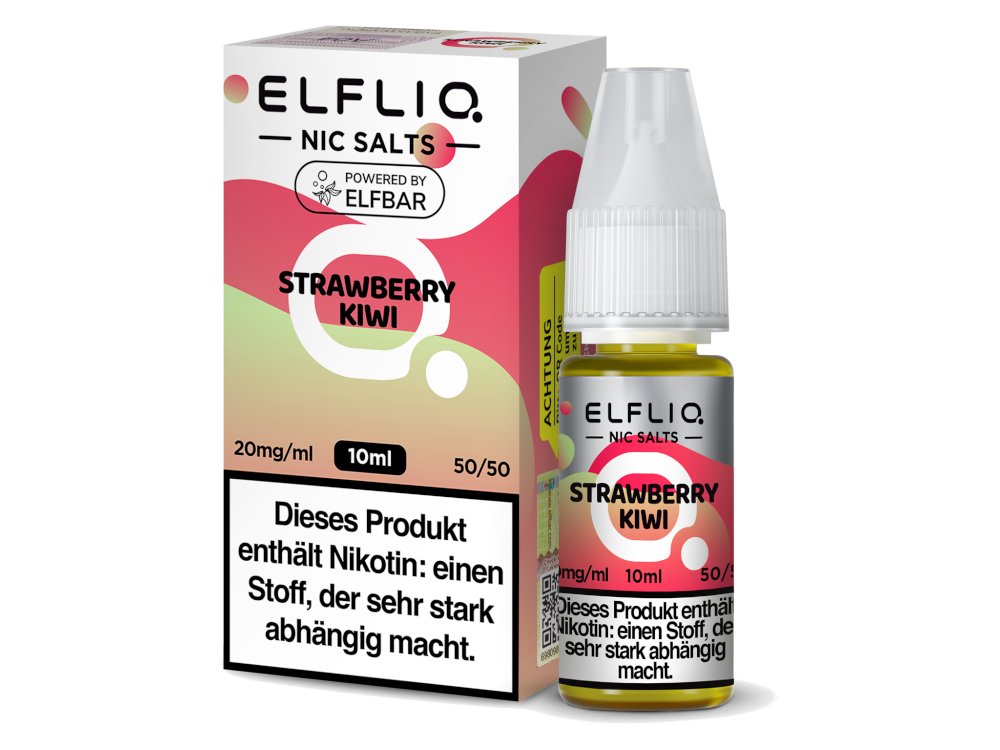 ELFLIQ - Strawberry Kiwi - Nikotinsalz Liquid 20 mg/ml 200er Packung