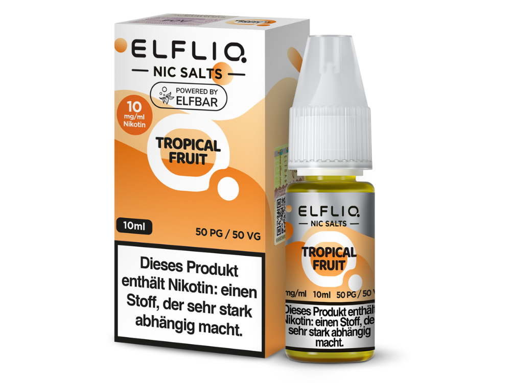 ELFLIQ - Tropical Fruit - Nikotinsalz Liquid 10 mg/ml 200er Packung