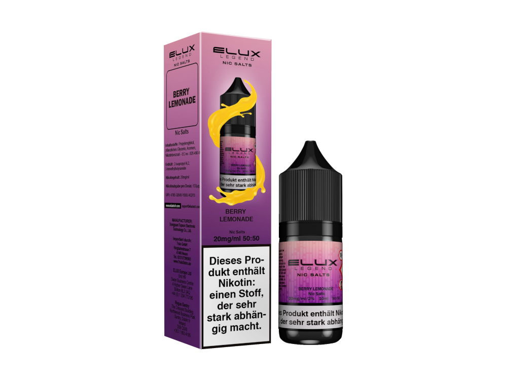 Elux - Berry Lemonade- Nikotinsalz Liquid 20 mg/ml