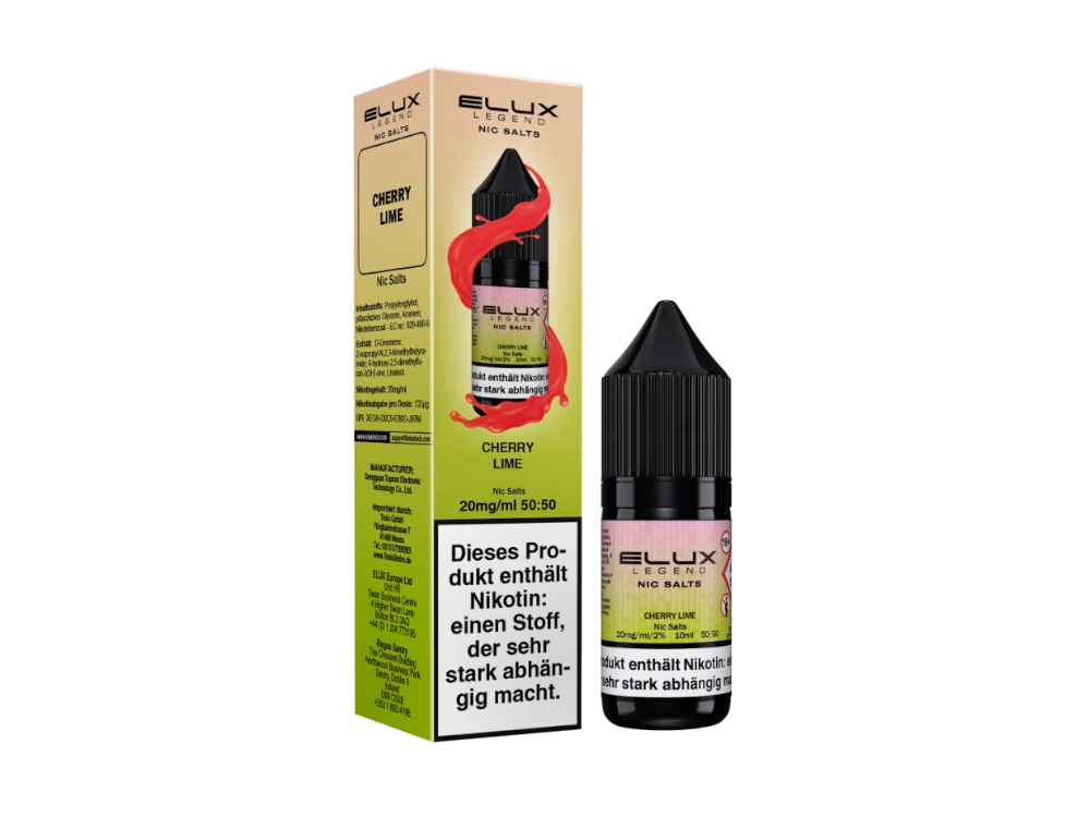 Elux - Cherry Lime - Nikotinsalz Liquid 10 mg/ml