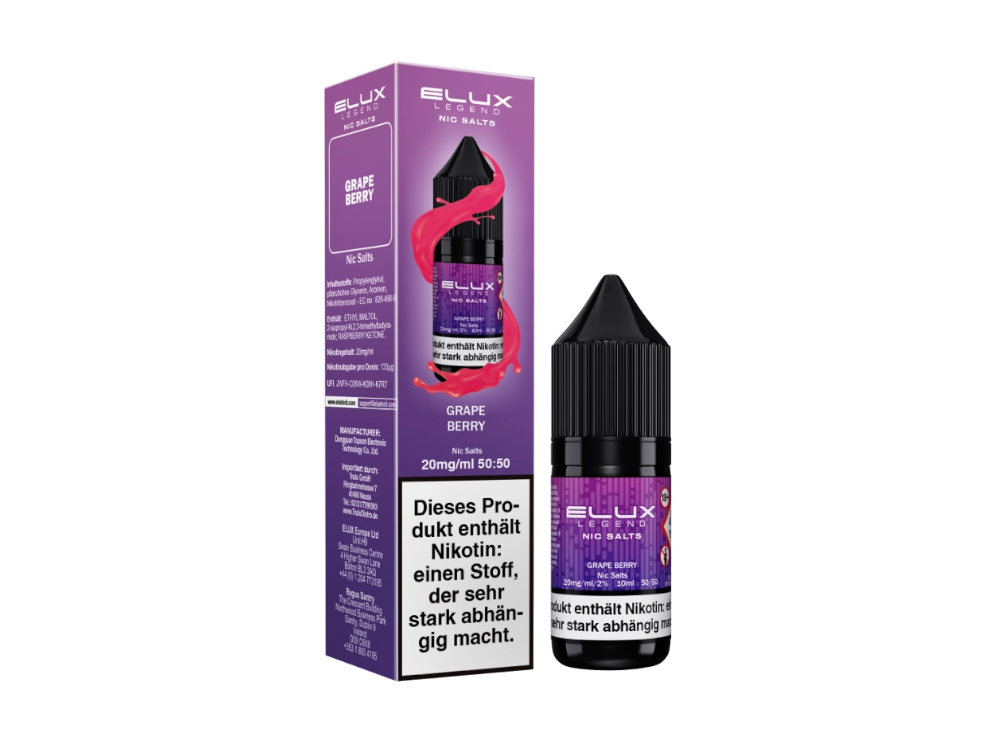 Elux - Grape Berry - Nikotinsalz Liquid 10 mg/ml