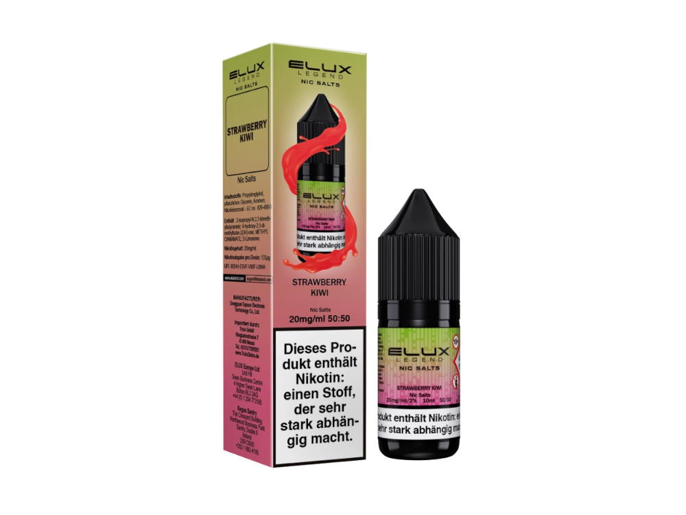 Elux - Strawberry Kiwi - Nikotinsalz Liquid 20 mg/ml