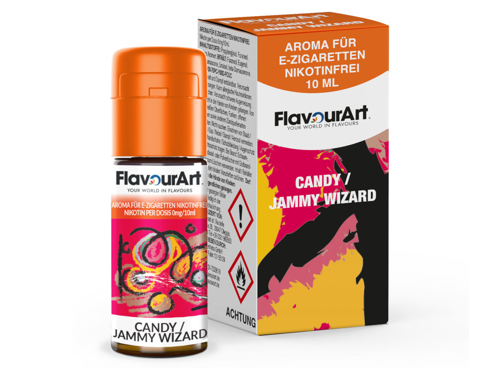 FlavourArt - Aroma Candy Jammy Wizard 10 ml 15er Packung