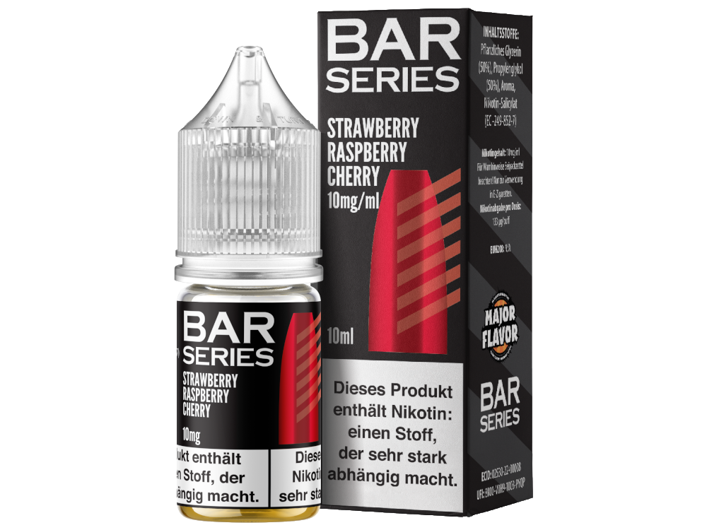 Bar Series - Strawberry Raspberry Cherry - Nikotinsalz Liquid 10 mg/ml