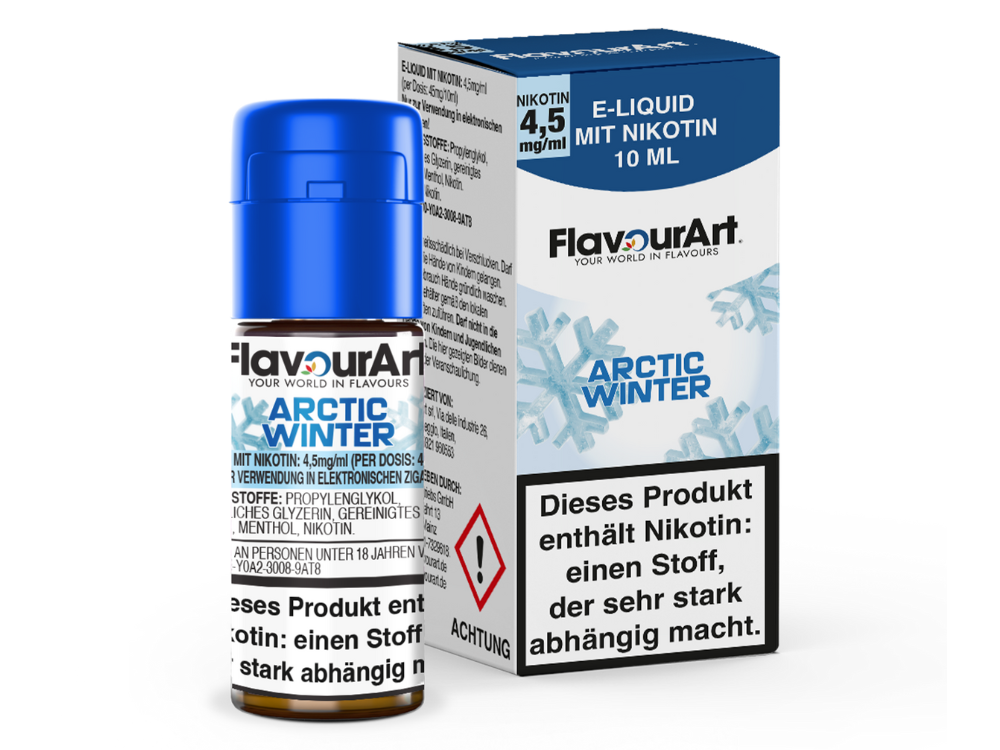 FlavourArt - Arctic Winter E-Zigaretten Liquid 4,5 mg/ml