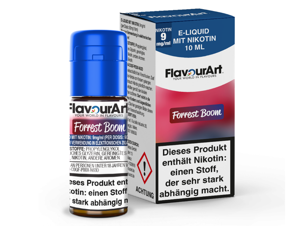 FlavourArt - Forrest Boom E-Zigaretten Liquid 9 mg/ml