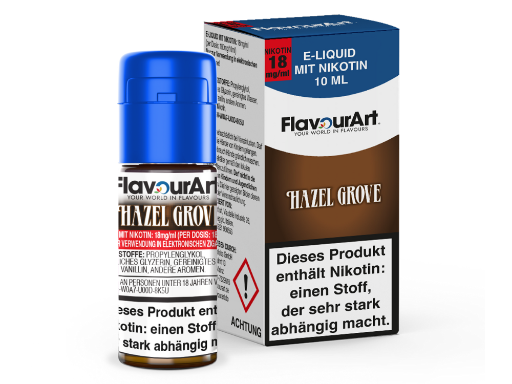 FlavourArt - Hazel Grove E-Zigaretten Liquid 18 mg/ml 15er Packung