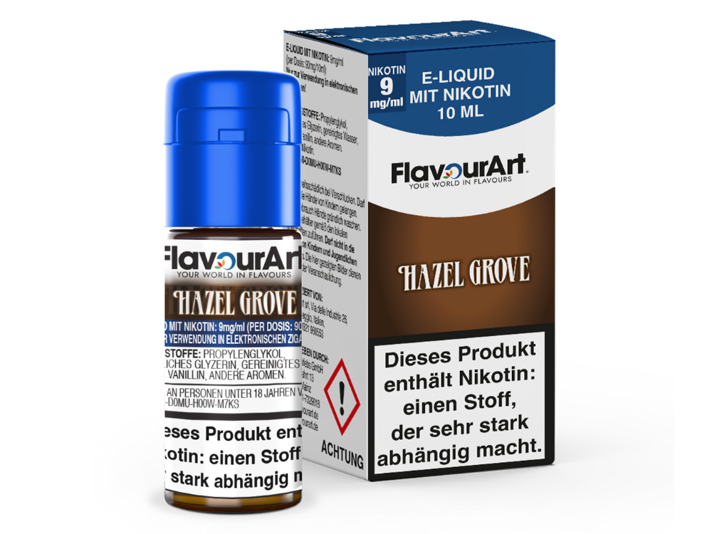 FlavourArt - Hazel Grove E-Zigaretten Liquid 9 mg/ml 15er Packung
