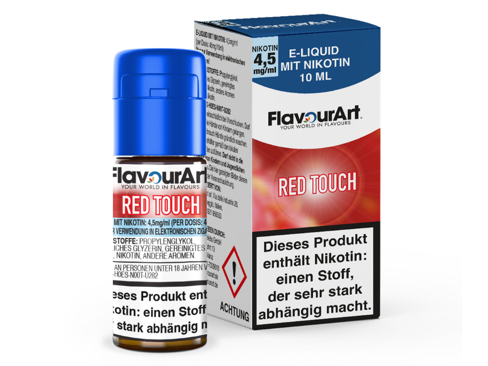 FlavourArt - Red Touch E-Zigaretten Liquid 4,5 mg/ml
