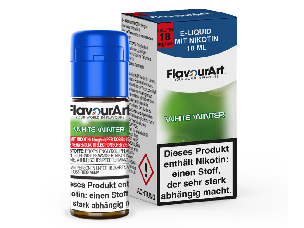 FlavourArt - White Winter E-Zigaretten Liquid 18 mg/ml 15er Packung
