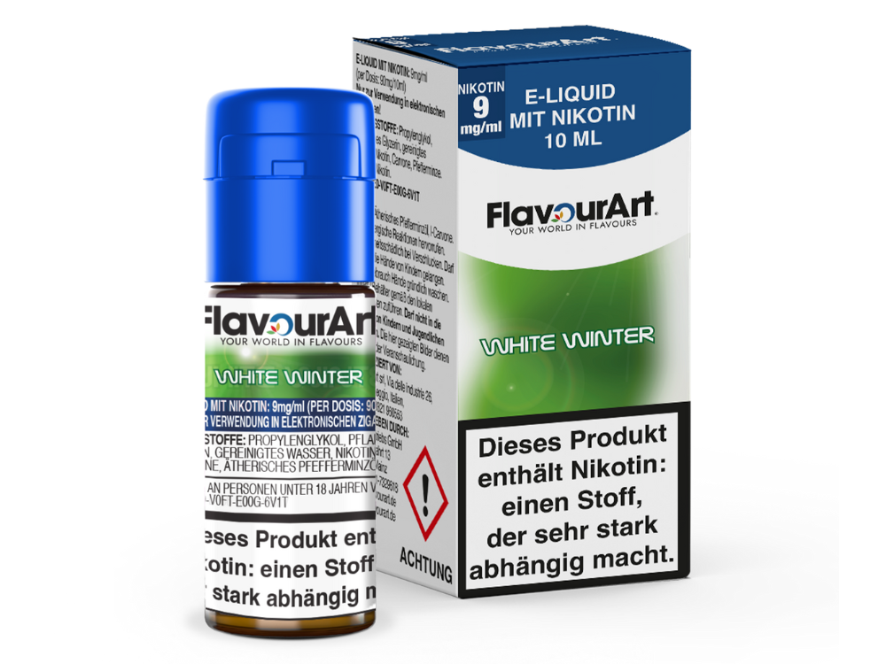 FlavourArt - White Winter E-Zigaretten Liquid 9 mg/ml 15er Packung