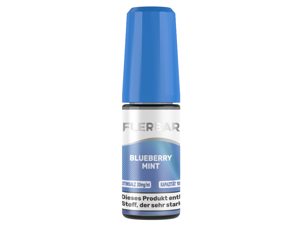 Flerbar Liquid - Blueberry Mint - Nikotinsalz Liquid 20 mg/ml 10er Packung