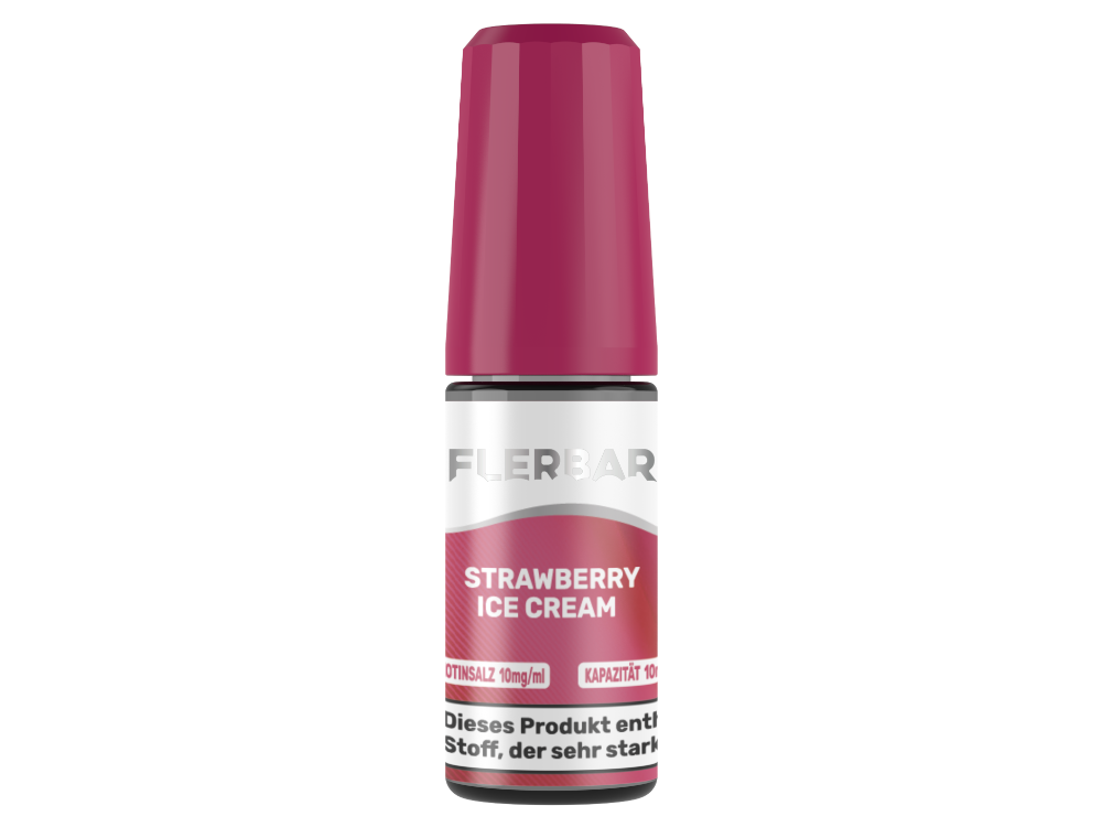Flerbar Liquid - Strawberry Ice Cream - Nikotinsalz Liquid 10 mg/ml 10er Packung