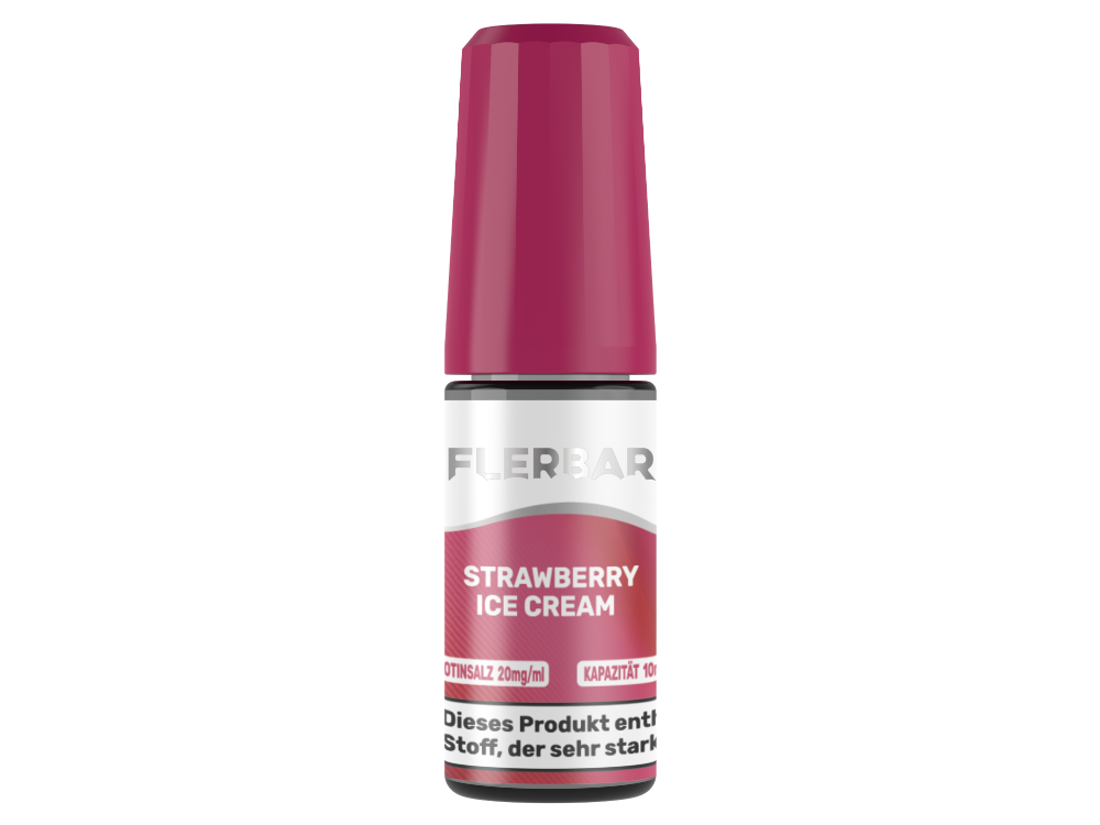 Flerbar Liquid - Strawberry Ice Cream - Nikotinsalz Liquid 20 mg/ml 10er Packung