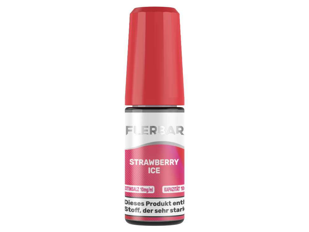 Flerbar Liquid - Strawberry Ice - Nikotinsalz Liquid 10 mg/ml 10er Packung