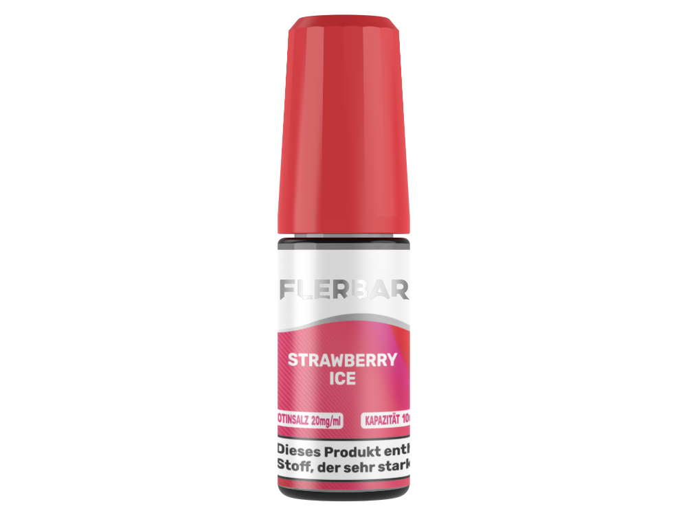 Flerbar Liquid - Strawberry Ice - Nikotinsalz Liquid 20 mg/ml 10er Packung
