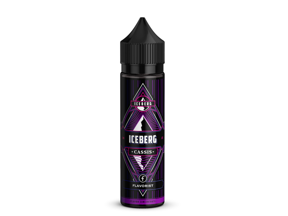 Flavorist - Aroma IceBerg - Cassis 10 ml 48er Packung