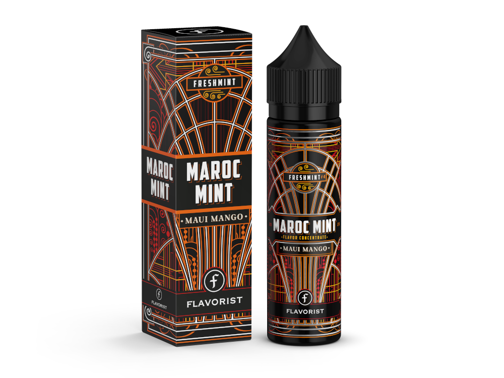 Flavorist - Aroma Maroc Mint - Maui Mango 10 ml 48er Packung