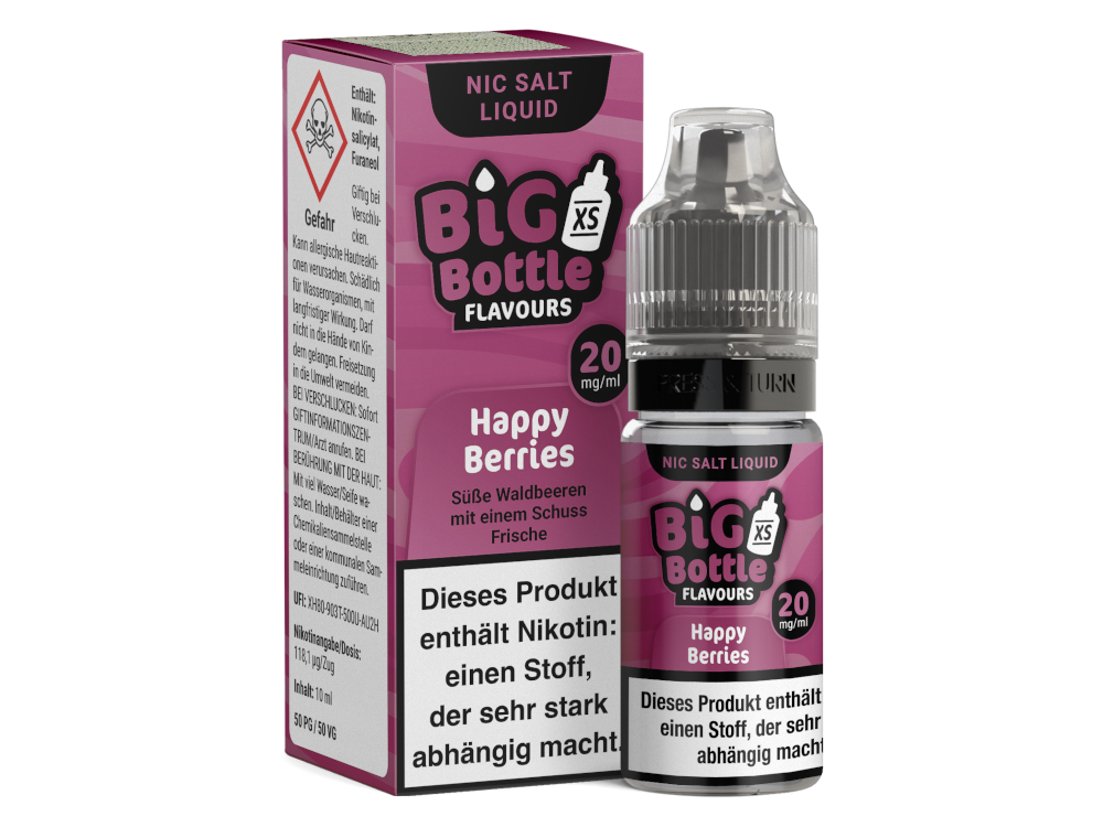 Big Bottle - Happy Berries - Nikotinsalz Liquid 20 mg/ml