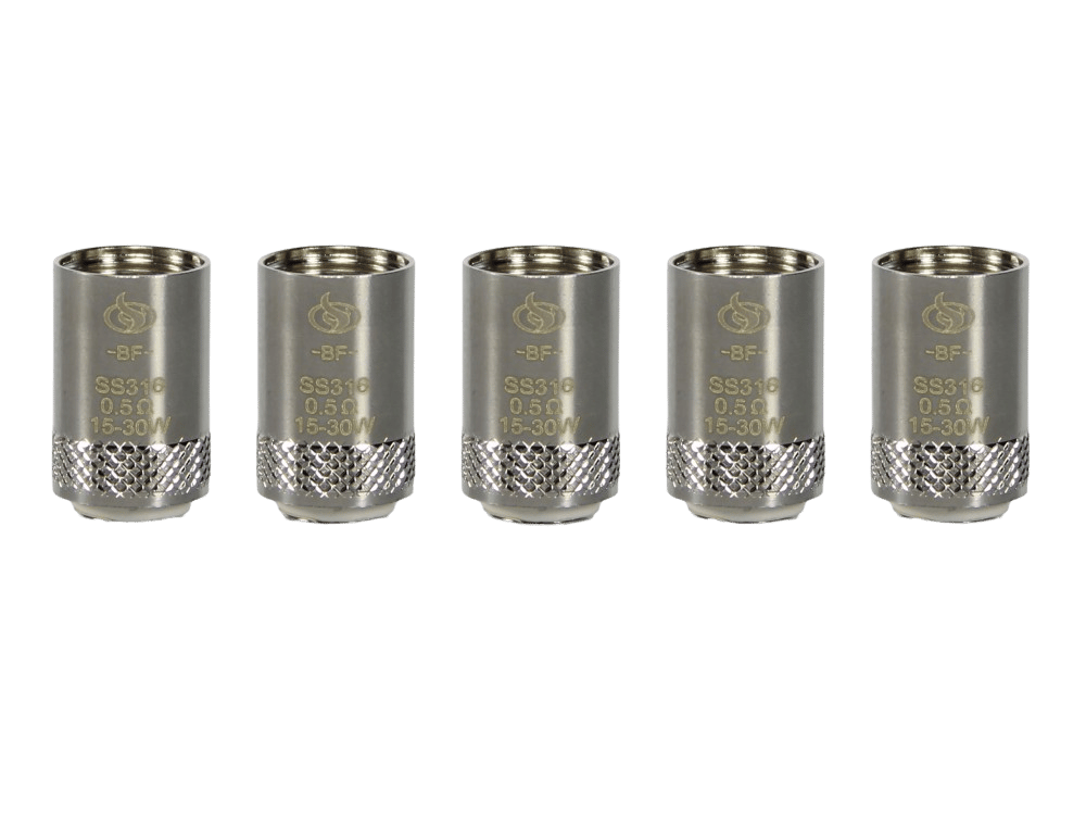 InnoCigs - BF SS316 Heads 0,5 Ohm (5 Stück pro Packung)