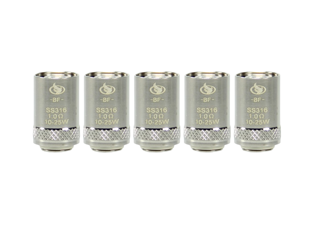 InnoCigs - BF SS316 Heads 1,0 Ohm (5 Stück pro Packung) 20er Packung