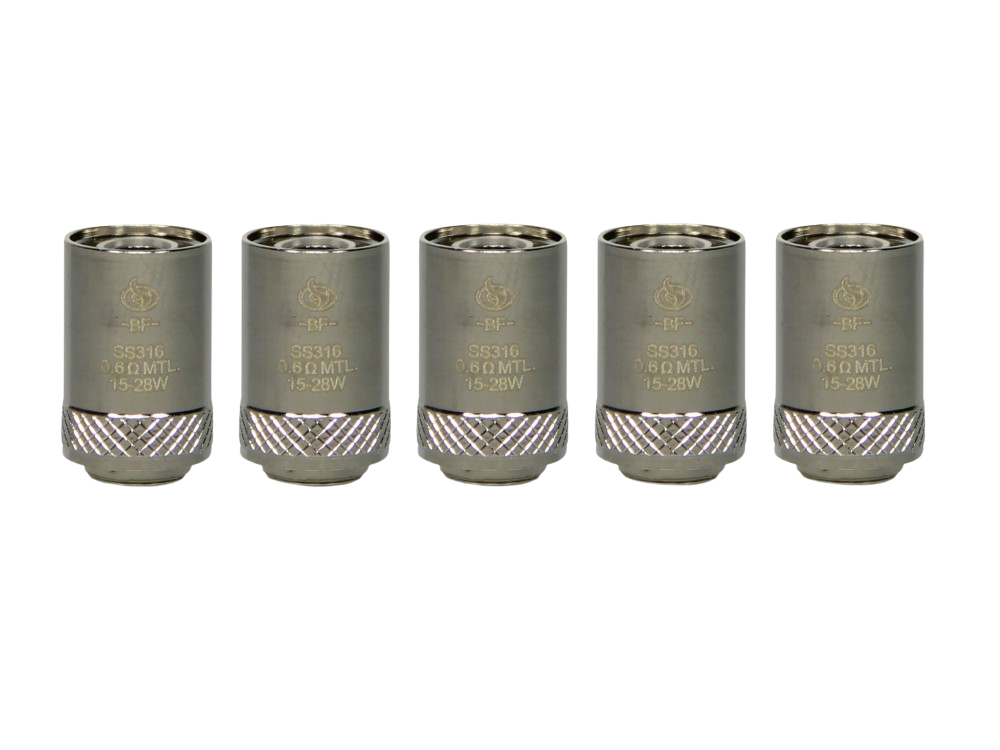InnoCigs - BF SS316 Heads 0,6 Ohm (5 Stück pro Packung) 20er Packung