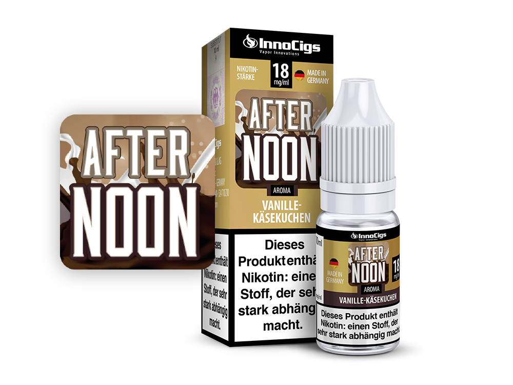 InnoCigs - Afternoon Vanille-Käsekuchen Aroma 3 mg/ml 10er Packung