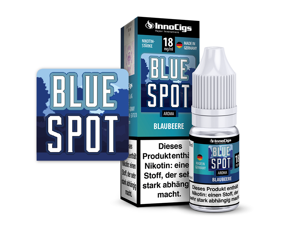 InnoCigs - Blue Spot Blaubeere Aroma 18 mg/ml 10er Packung