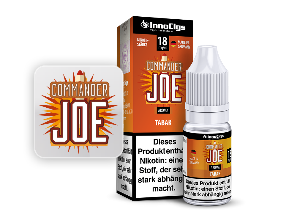 InnoCigs - Commander Joe Tabak Aroma 6 mg/ml