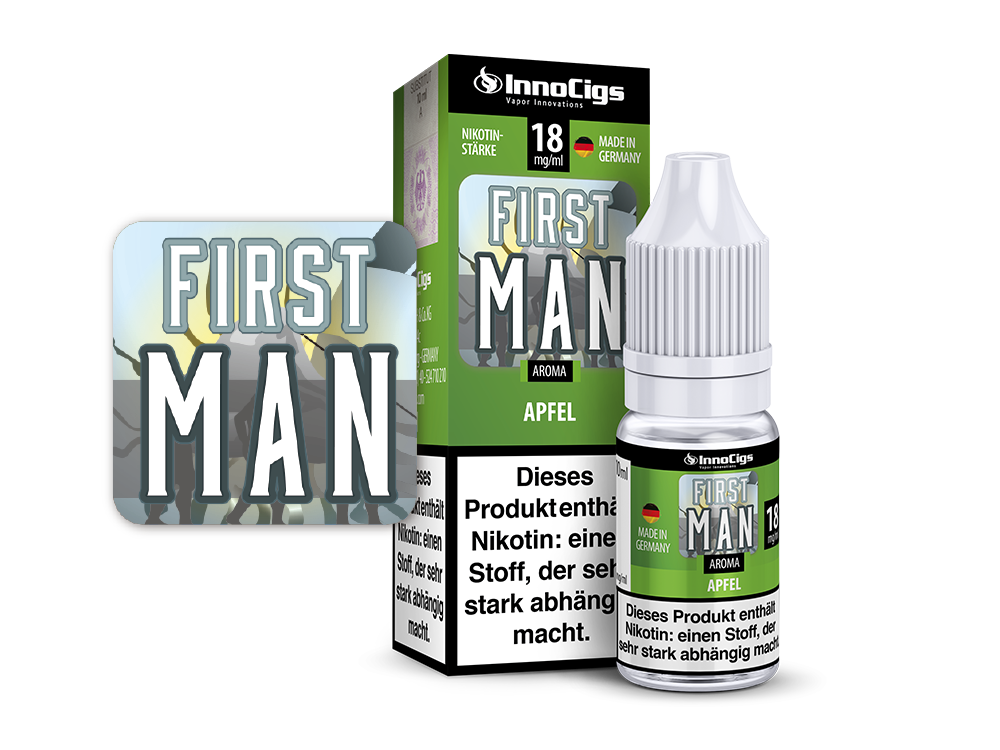 InnoCigs - First Man Apfel Aroma 18 mg/ml 10er Packung
