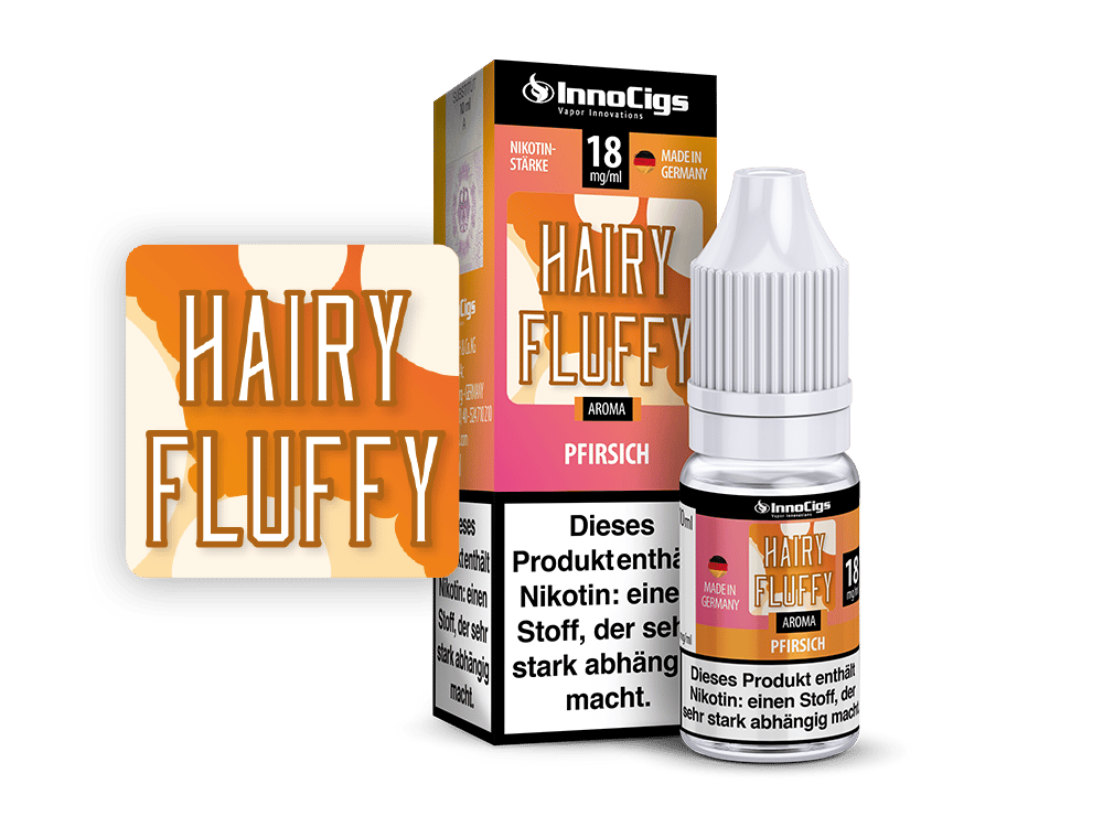 InnoCigs - Hairy Fluffy Pfirsich Aroma 3 mg/ml 10er Packung