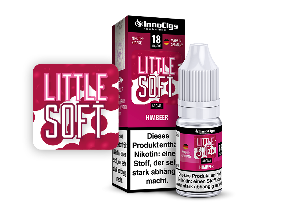 InnoCigs - Little Soft Himbeer Aroma 9 mg/ml 10er Packung
